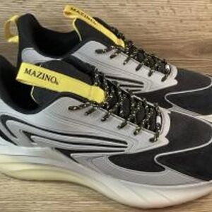 Mazino Black and Gray Men's Sneakers